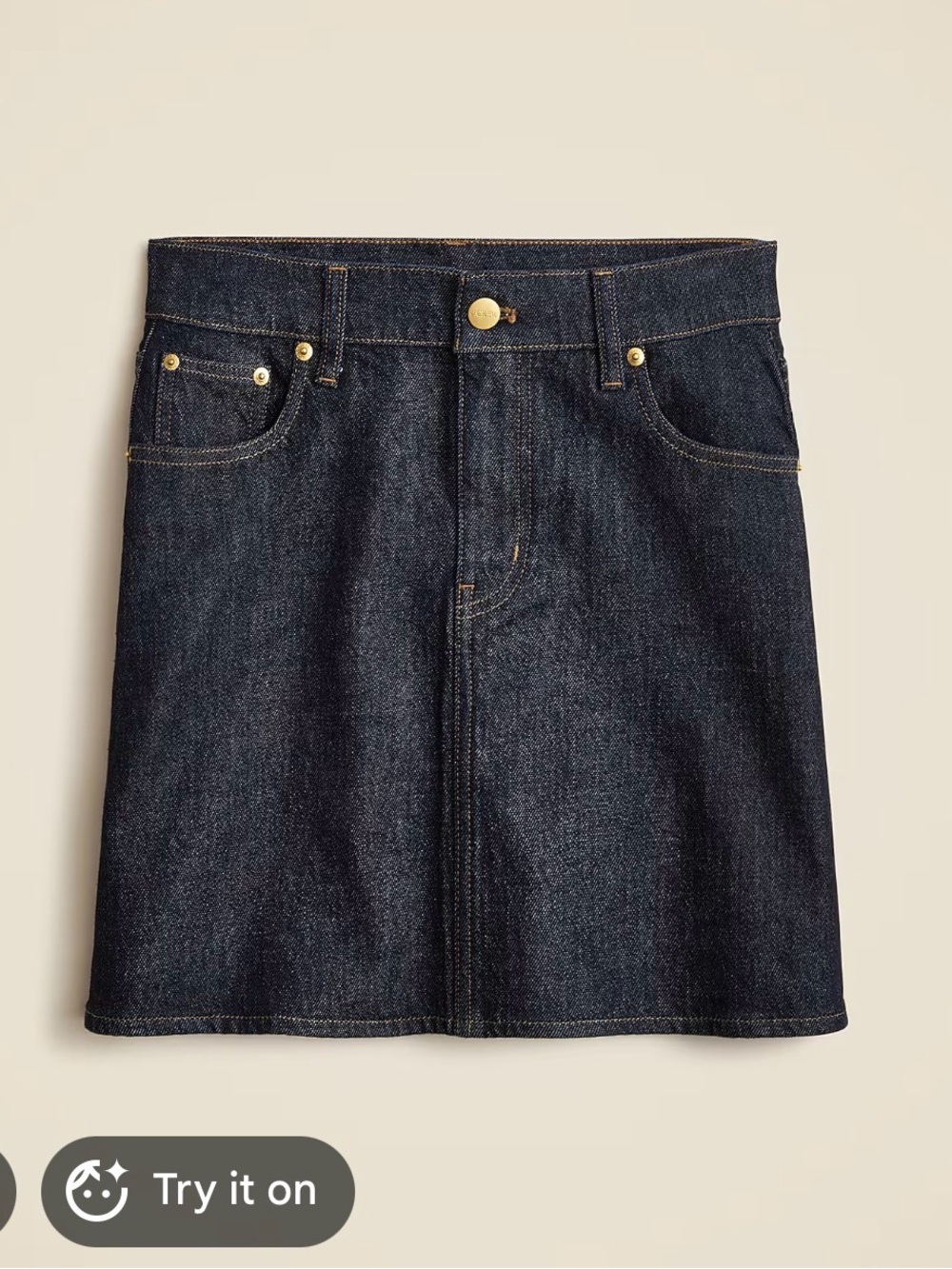 J. Crew Denim Mini Skirt